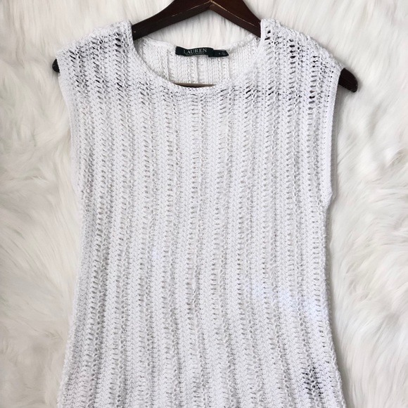 Lauren Ralph Lauren Tops - White knitted Ralph Lauren blouse